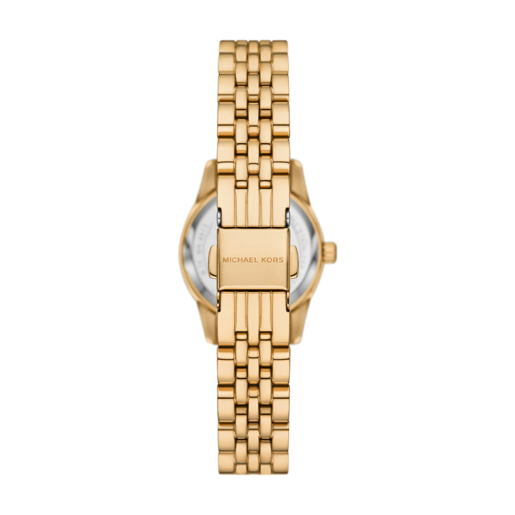 Michael Kors Lexington Three-Hand Gold-Tone Stainless Steel Watch MK4813
