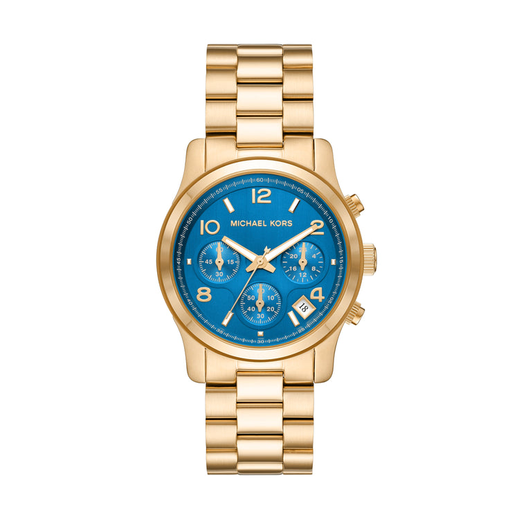 Michael Kors Mini Everest MK7353 Gold and Blue Women's Watch