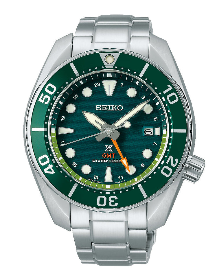 Seiko Prospex Divers Green and Silver Men's Watch SFK003J