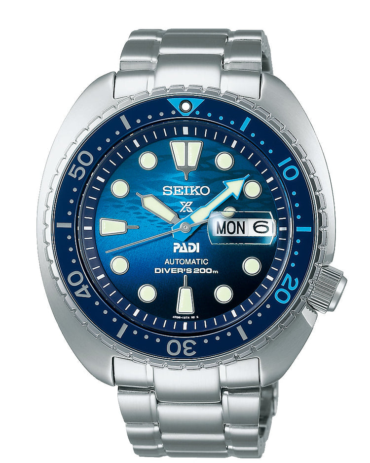 Seiko Prospex Sea Silver and Blue Men's Watch SRPK01K