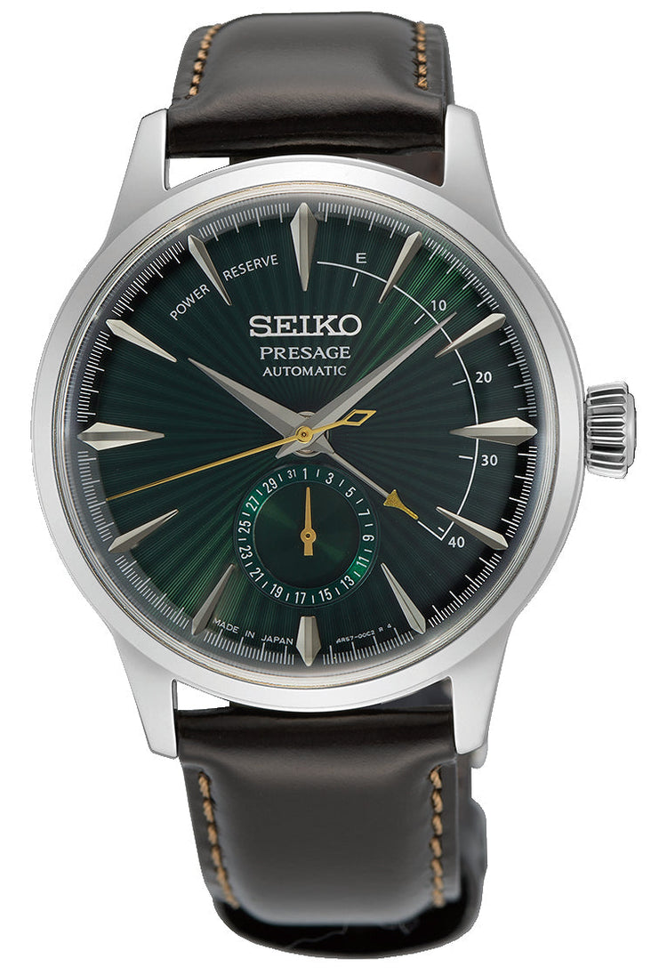 Seiko Presage Cocktail Time Green and Silver Analog Men's Watch SSA459J