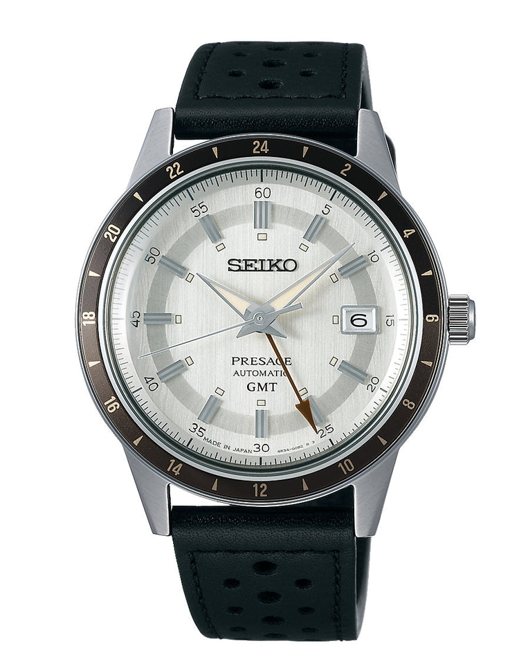 Seiko Presage Style 60s SSK011J Black and Silver Men's Watch