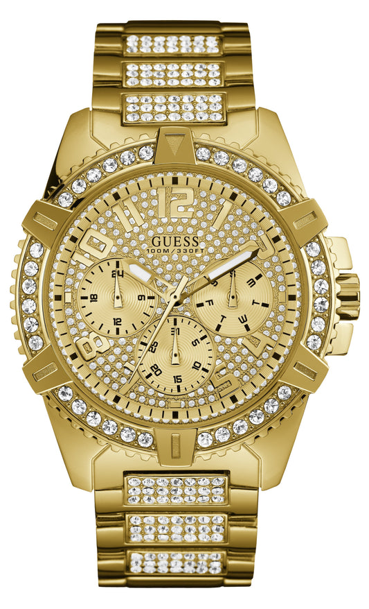 Guess Frontier Crystal Gold Watch W0799G2 Watches Guess 