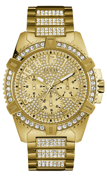 Guess Frontier Crystal Gold Watch W0799G2 – Watches Galore