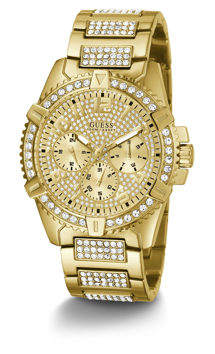 Guess Frontier Crystal Gold Watch W0799G2 Watches Guess 